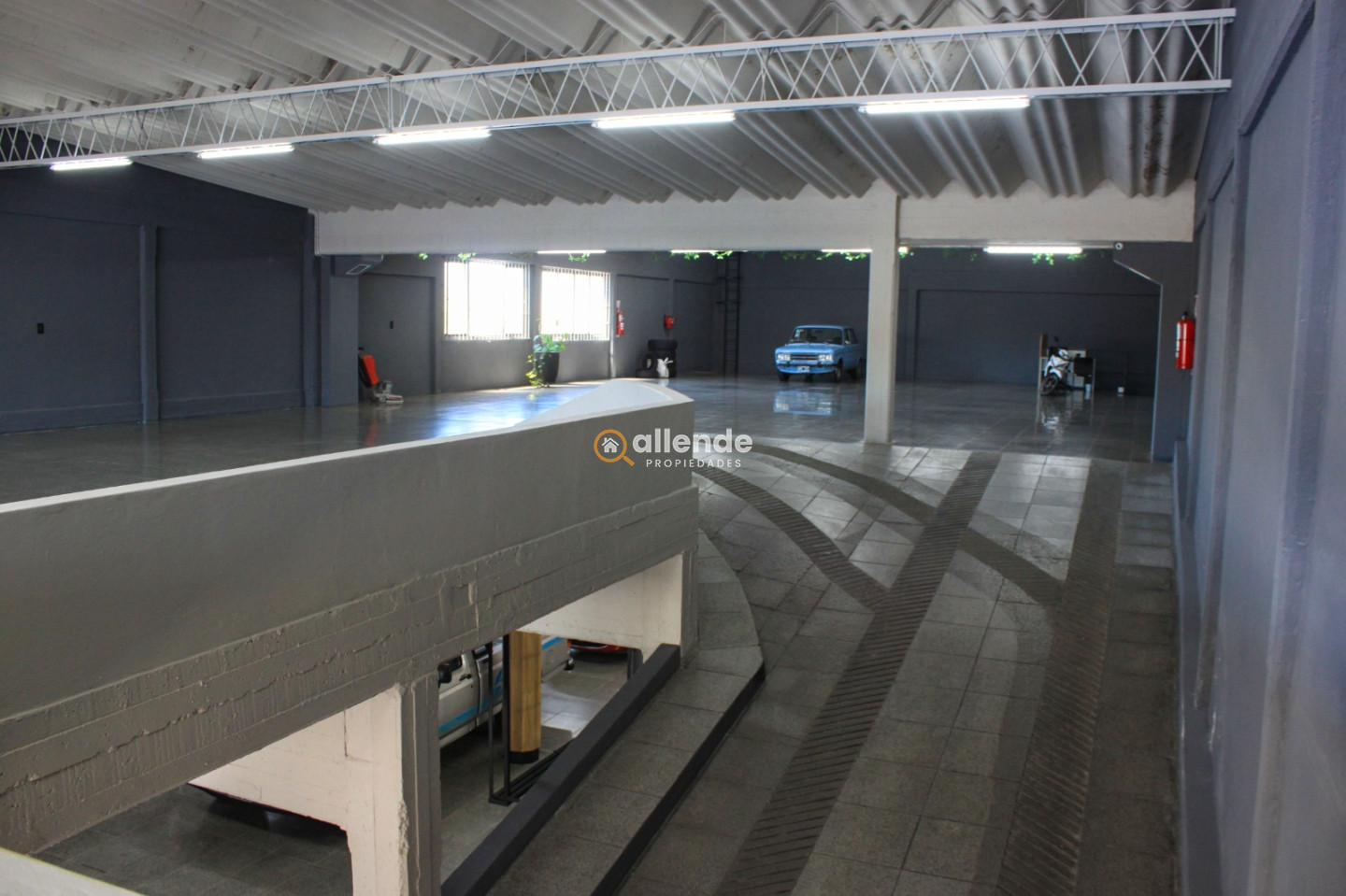 Rampa de acceso a la planta alta.